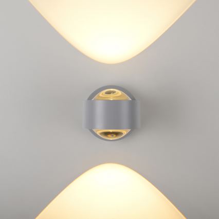 Schöner Wohnen 19331-21 - LED sienas gaismeklis CHIA 2xLED/2W/230V antracīts