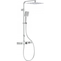 Schütte 60530 - Dušas komplekts ar termostata jaucējkrānu OCEAN, pulēts hroms