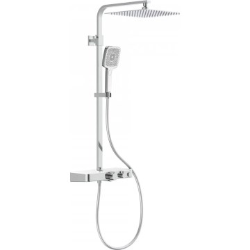 Schütte 60530 - Dušas komplekts ar termostata jaucējkrānu OCEAN, pulēts hroms