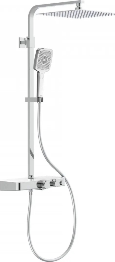 Schütte 60530 - Dušas komplekts ar termostata jaucējkrānu OCEAN, pulēts hroms