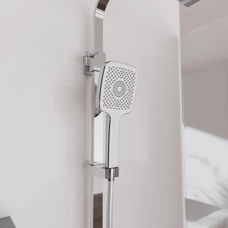 Schütte 60530 - Dušas komplekts ar termostata jaucējkrānu OCEAN, pulēts hroms