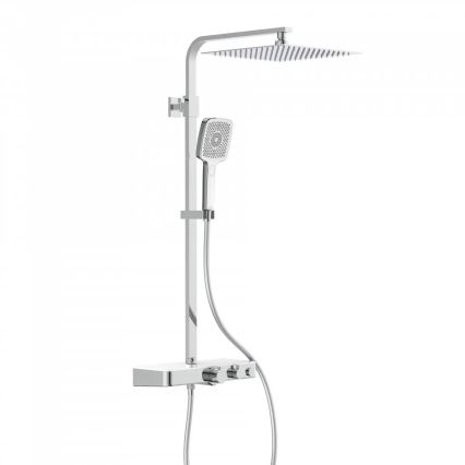 Schütte 60530 - Dušas komplekts ar termostata jaucējkrānu OCEAN, pulēts hroms