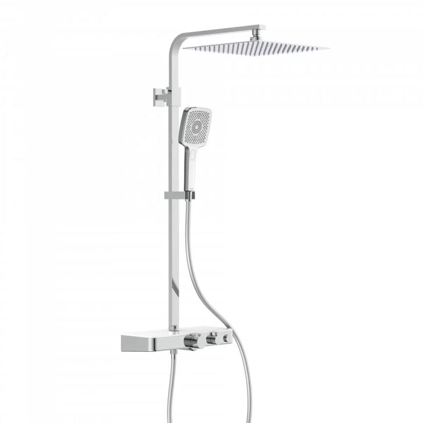 Schütte 60530 - Dušas komplekts ar termostata jaucējkrānu OCEAN, pulēts hroms