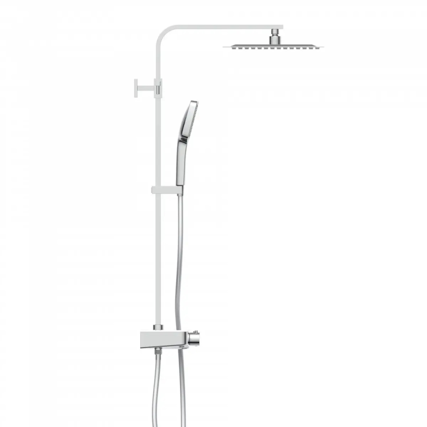 Schütte 60530 - Dušas komplekts ar termostata jaucējkrānu OCEAN, pulēts hroms