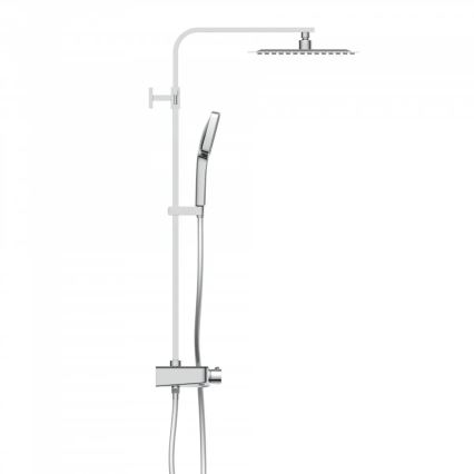 Schütte 60531 - Dušas komplekts ar termostatisko jaucējkrānu OCEAN spīdīgs hroms/antracīts