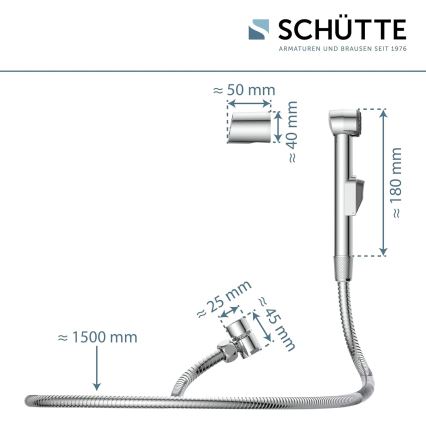 Schütte 78016 - Izlietnes izsmidzinātājs, spīdīgs hroms