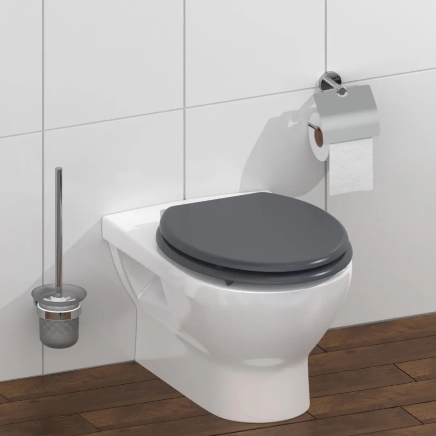 Schütte 80104 - Tualetes sēdeklis SPIRIT ANTRACĪTS SoftClose MDF