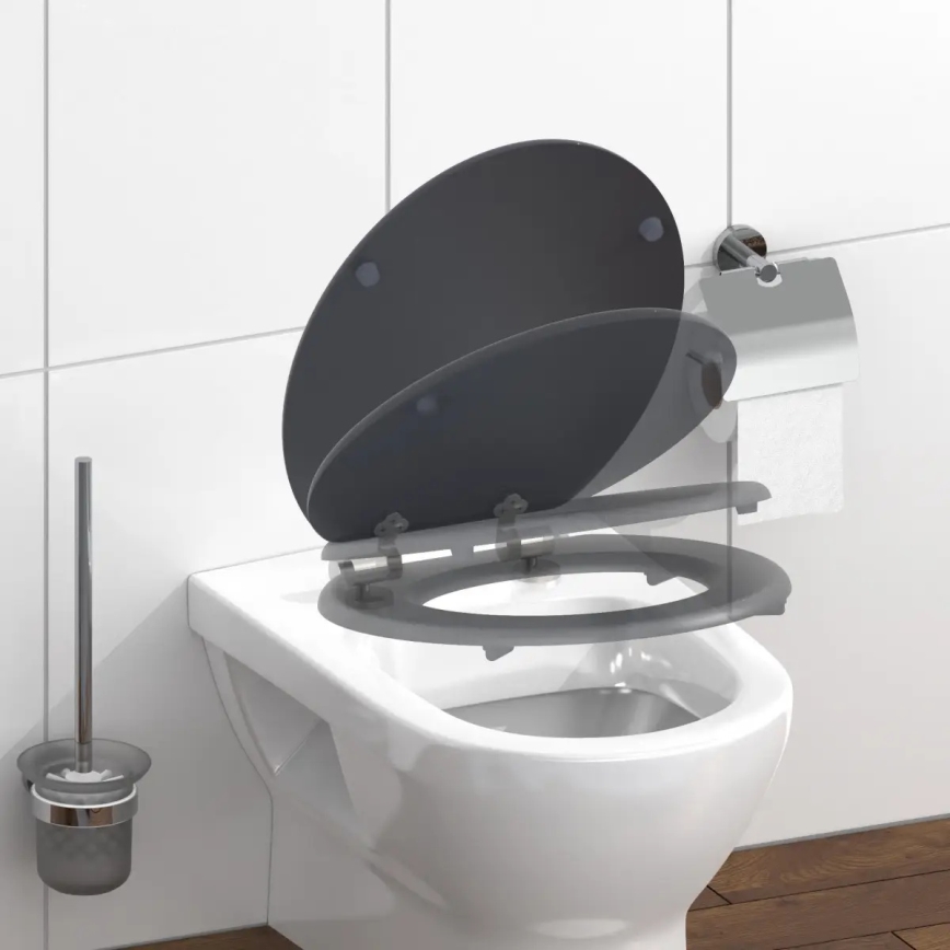 Schütte 80104 - Tualetes sēdeklis SPIRIT ANTRACĪTS SoftClose MDF