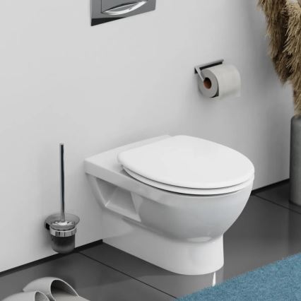 Schütte 82100-A - Balts tualetes sēdeklis ar klusā aizvēruma (SoftClose) mehānismu, duroplasts