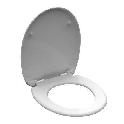 Schütte 82100-A - Balts tualetes sēdeklis ar klusā aizvēruma (SoftClose) mehānismu, duroplasts