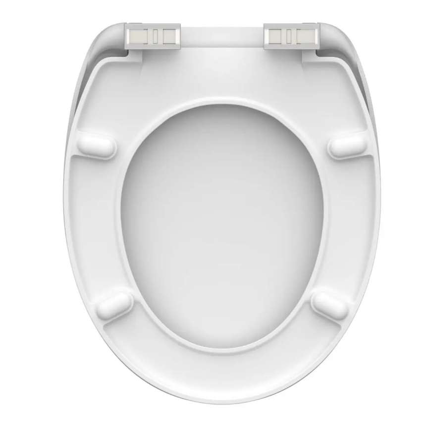 Schütte 82100-A - Balts tualetes sēdeklis ar klusā aizvēruma (SoftClose) mehānismu, duroplasts