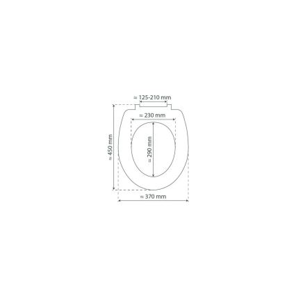 Schütte 82100-A - Balts tualetes sēdeklis ar klusā aizvēruma (SoftClose) mehānismu, duroplasts