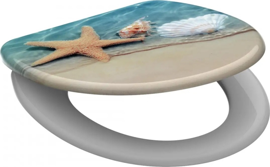 Schütte 82196 - BEACH tualetes sēdeklis ar SoftClose, no duroplasta