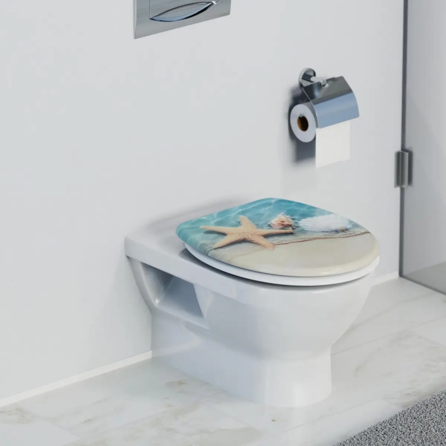 Schütte 82196 - BEACH tualetes sēdeklis ar SoftClose, no duroplasta