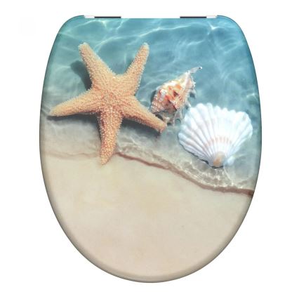 Schütte 82196 - BEACH tualetes sēdeklis ar SoftClose, no duroplasta