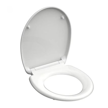 Schütte 82300-A - tualetes sēdeklis, balts, SoftClose, no duroplasta