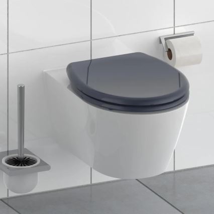 Schütte 82304-A - Tualetes sēdeklis ANTRACĪTS SoftClose duroplasts