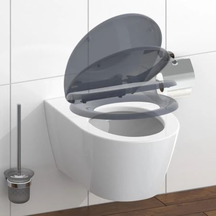 Schütte 82304-A - Tualetes sēdeklis ANTRACĪTS SoftClose duroplasts