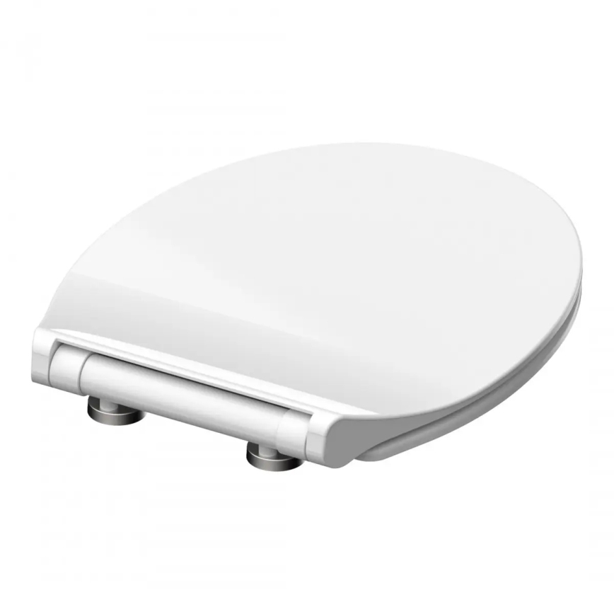 Schütte 82700 - SLIM WHITE tualetes sēdeklis ar lēnu aizvēršanu (SoftClose), duroplasts