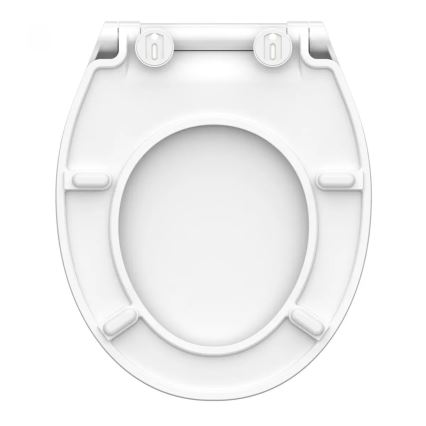 Schütte 82700 - SLIM WHITE tualetes sēdeklis ar lēnu aizvēršanu (SoftClose), duroplasts