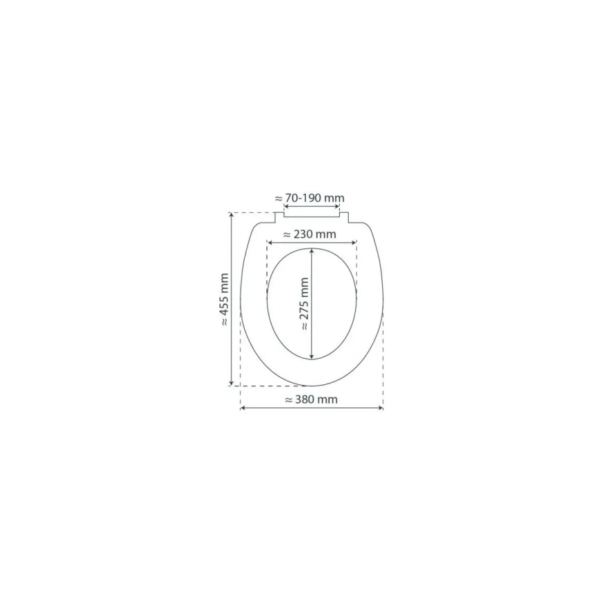 Schütte 82700 - SLIM WHITE tualetes sēdeklis ar lēnu aizvēršanu (SoftClose), duroplasts