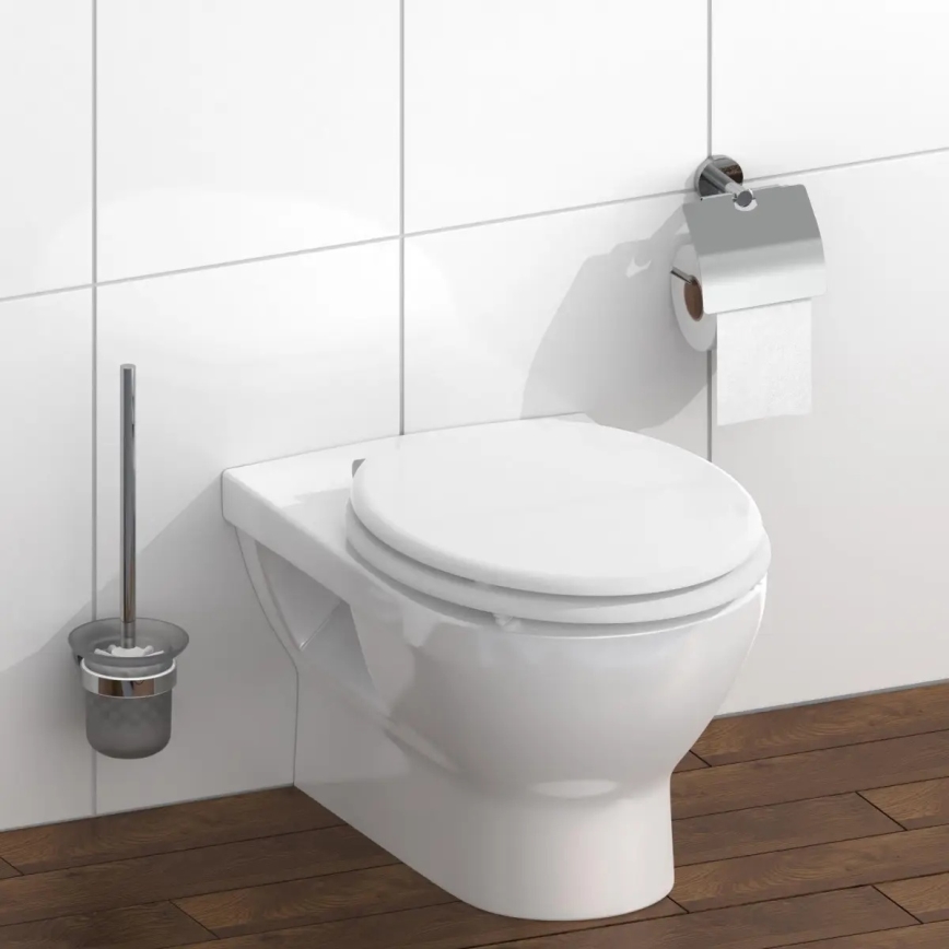 Schütte 84100-A - tualetes sēdeklis WHITE ar SoftClose, izgatavots no MDF