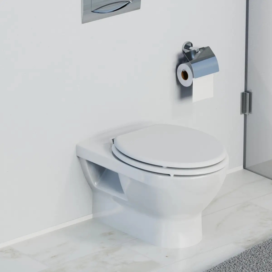Schütte 84100-A - tualetes sēdeklis WHITE ar SoftClose, izgatavots no MDF
