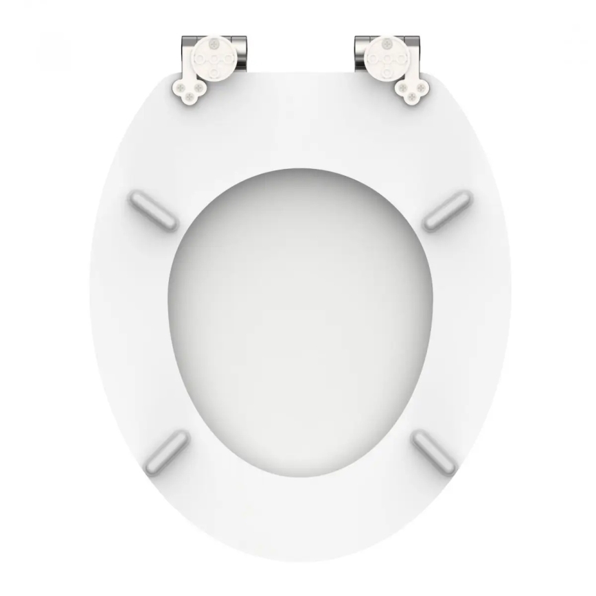 Schütte 84100-A - tualetes sēdeklis WHITE ar SoftClose, izgatavots no MDF