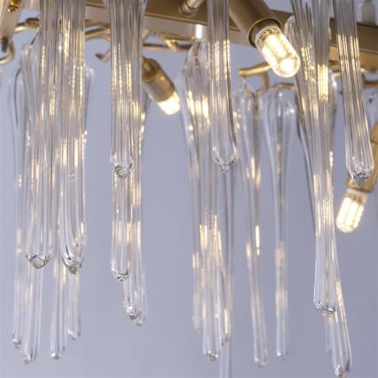 Searchlight - Pakaramā lustra ar trošu sistēmu HERITAGE 10xG9/33W/230V