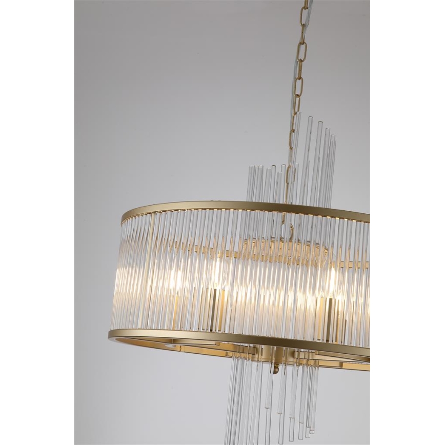 Searchlight - Lustra ar ķēdi LARA 6xE14/60W/230V