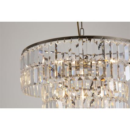 Searchlight - Pakaramā lustra uz ķēdes EMPIRE 5xE14/60W/230V