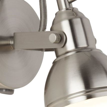 Searchlight - Sienas starmetis FOCUS 1xGU10/50W/230V matēts hroms