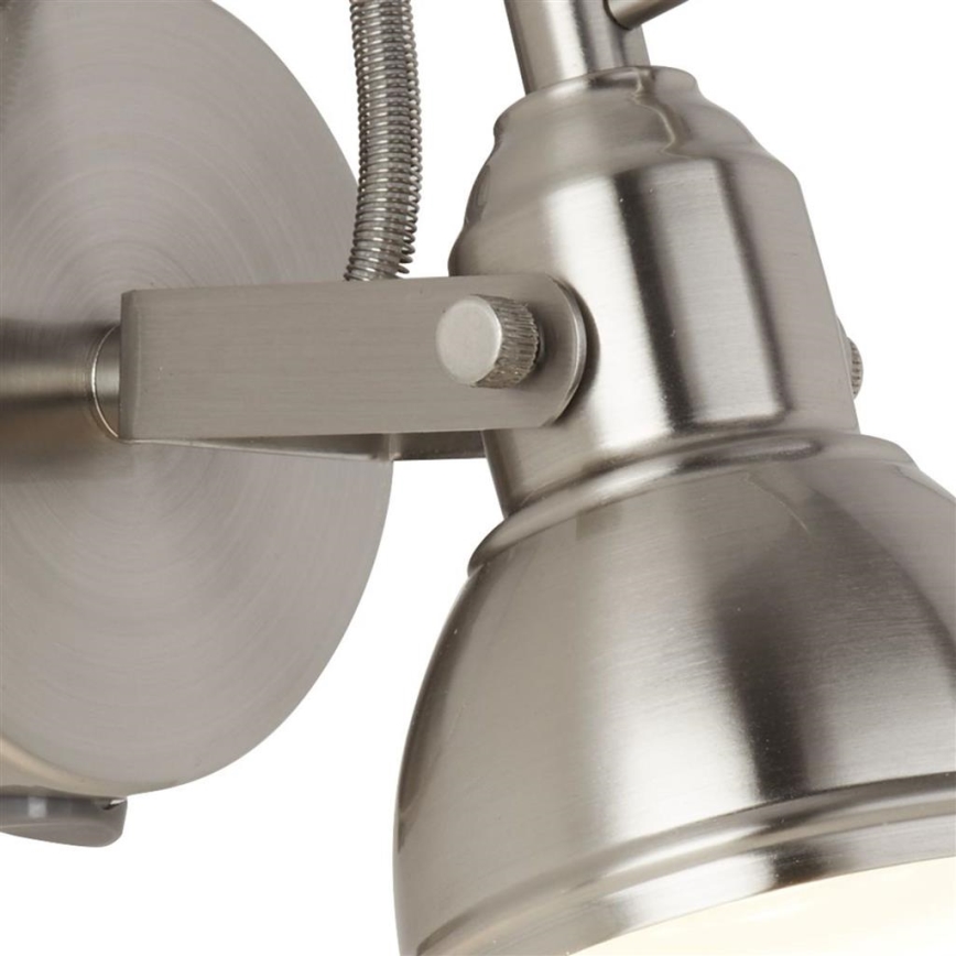 Searchlight - Sienas starmetis FOCUS 1xGU10/50W/230V matēts hroms