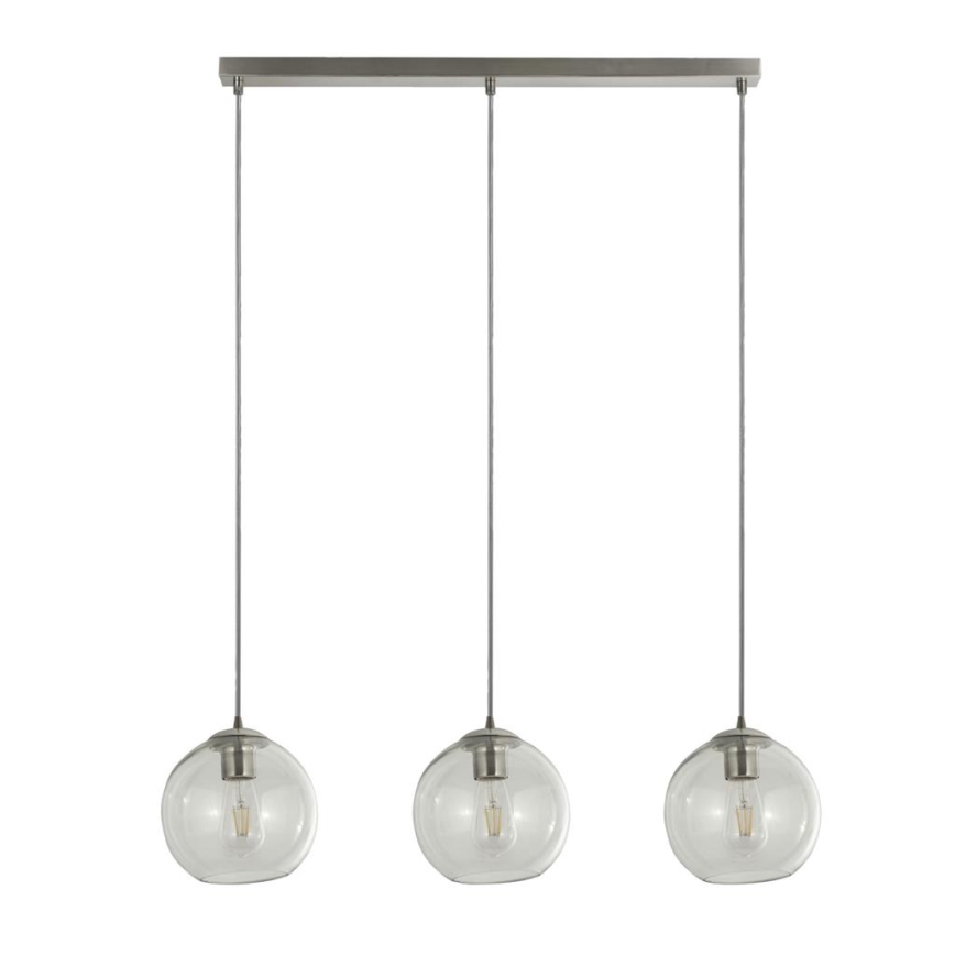 Searchlight - Lustra ar auklu PENDANT 3xE27/40W/230V matēts hroms