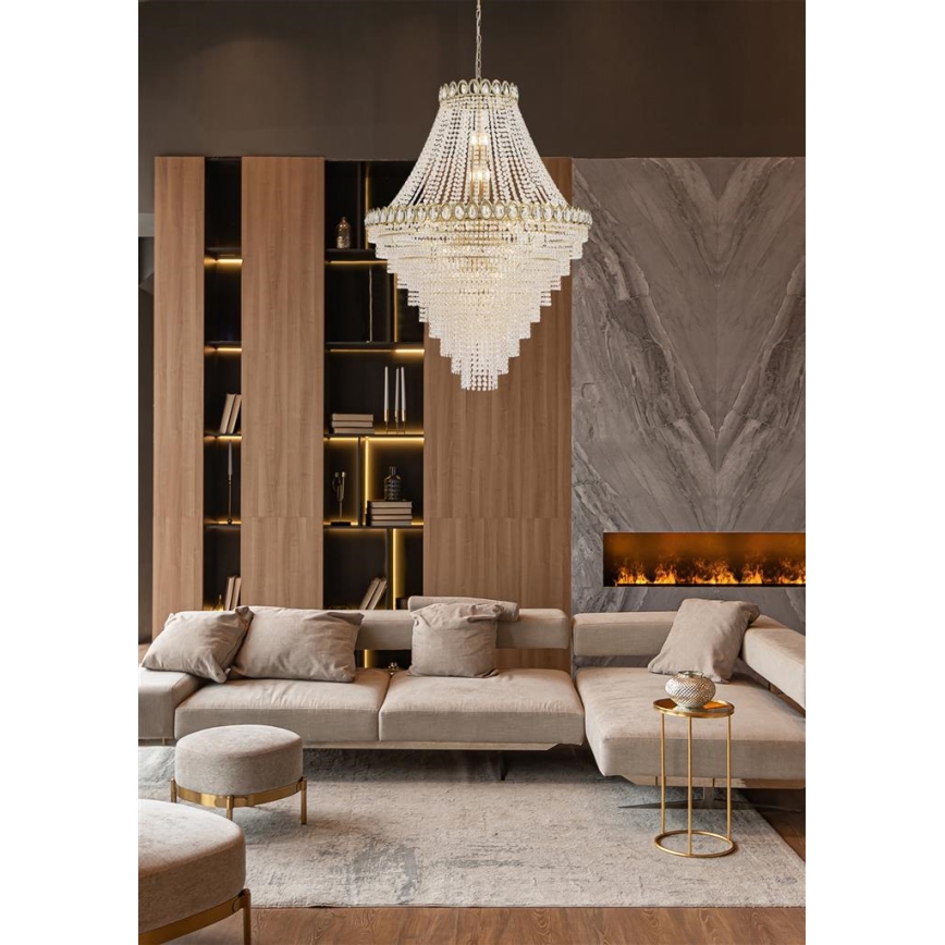 Searchlight - Lustra uz ķēdes LOUIS PHILLIPE 28xE14/60W/230V