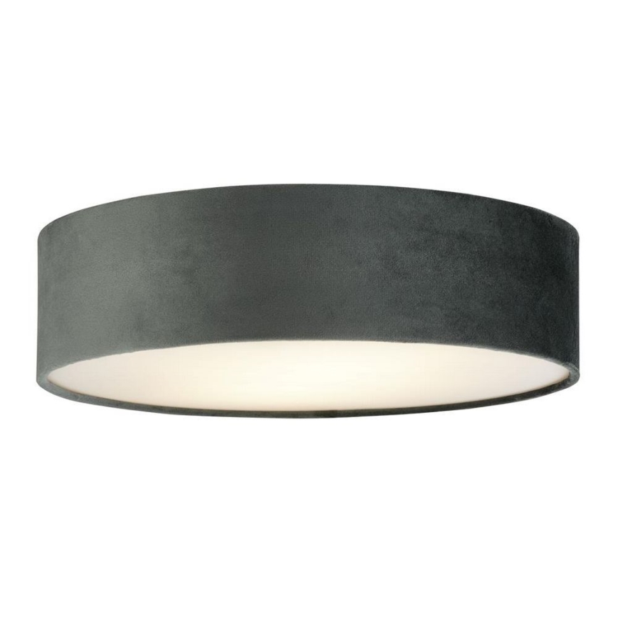 Searchlight - Griestu lampa DRUM PLEAT 2xE27/15W/230V pelēka