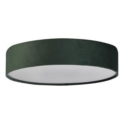 Searchlight - Griestu gaismeklis DRUM 3xE27/60W/230V zaļš