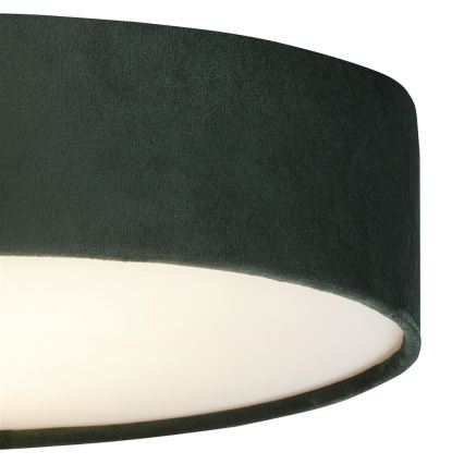 Searchlight - Griestu gaismeklis DRUM 3xE27/60W/230V zaļš