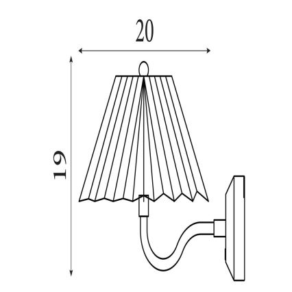 Searchlight - Dimmējams LED sienas gaismeklis DANISH LED/1,5W/230V
