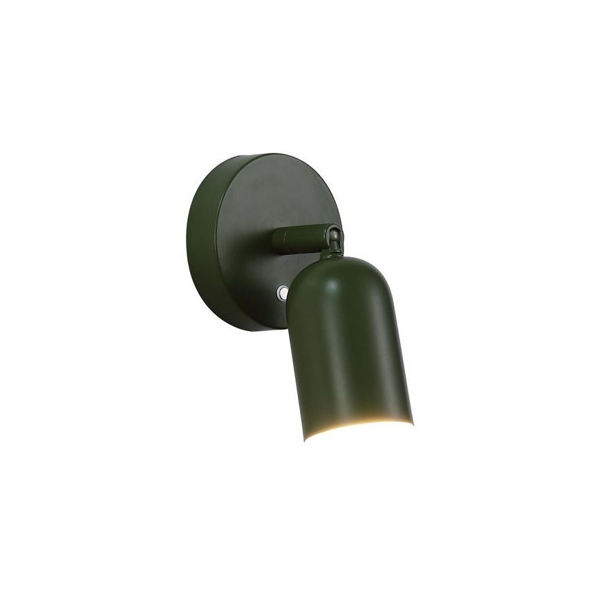 Searchlight - LED ar regulējamu spilgtumu, uzlādējams sienas gaismeklis CONE LED/1,5W/5V zaļš