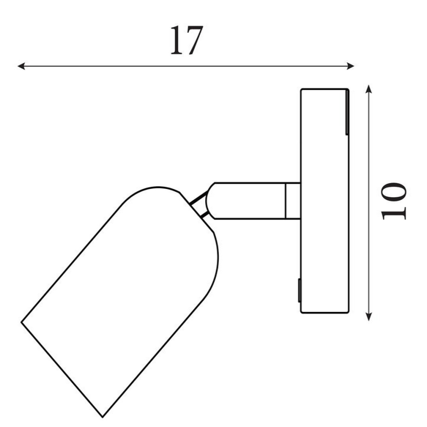 Searchlight - LED ar regulējamu spilgtumu, uzlādējams sienas gaismeklis CONE LED/1,5W/5V zaļš