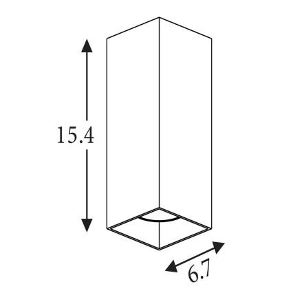 Searchlight - Sienas gaismeklis DON 2xGU10/10W/230V zelta