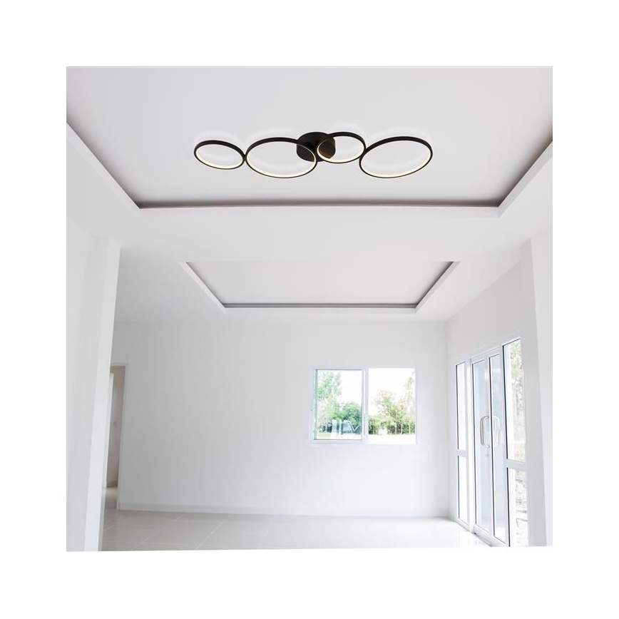 Searchlight - LED Virsapmetuma lustra CIRQUE 4xLED/34W/230V