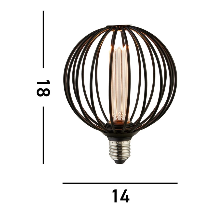 Searchlight - LED aptumšojama dekoratīvā spuldze GLOBE E27/4,5W/230V 2700K
