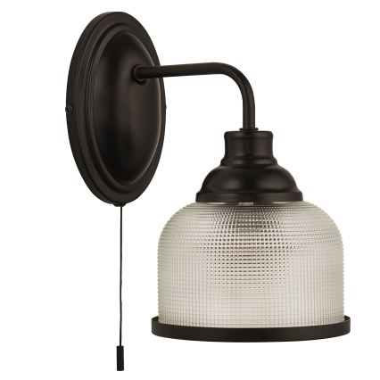 Searchlight - Sienas lampa BISTRO 1xE27/60W/230V melna