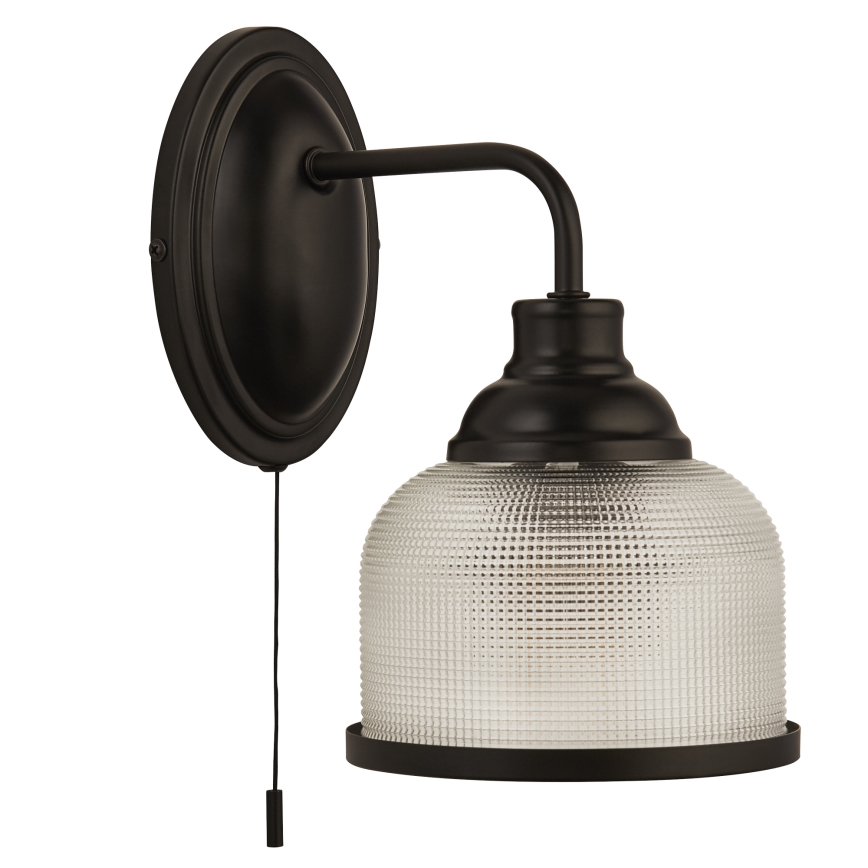 Searchlight - Sienas lampa BISTRO 1xE27/60W/230V melna
