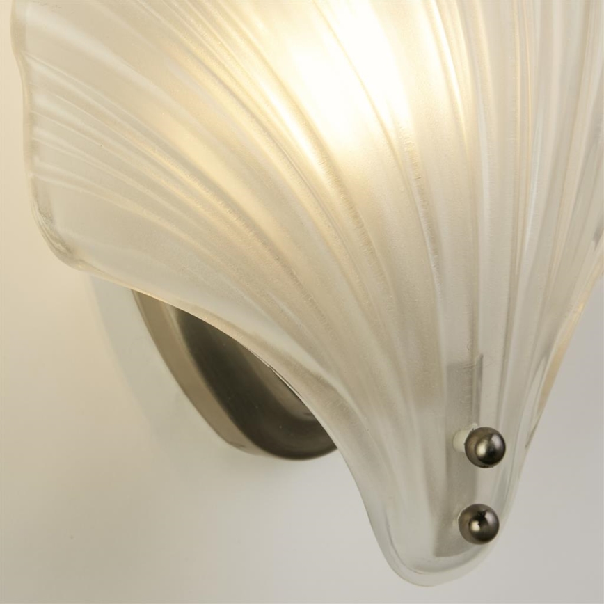 Searchlight - Sienas gaismeklis SHELL 1xG9/7W/230V balts