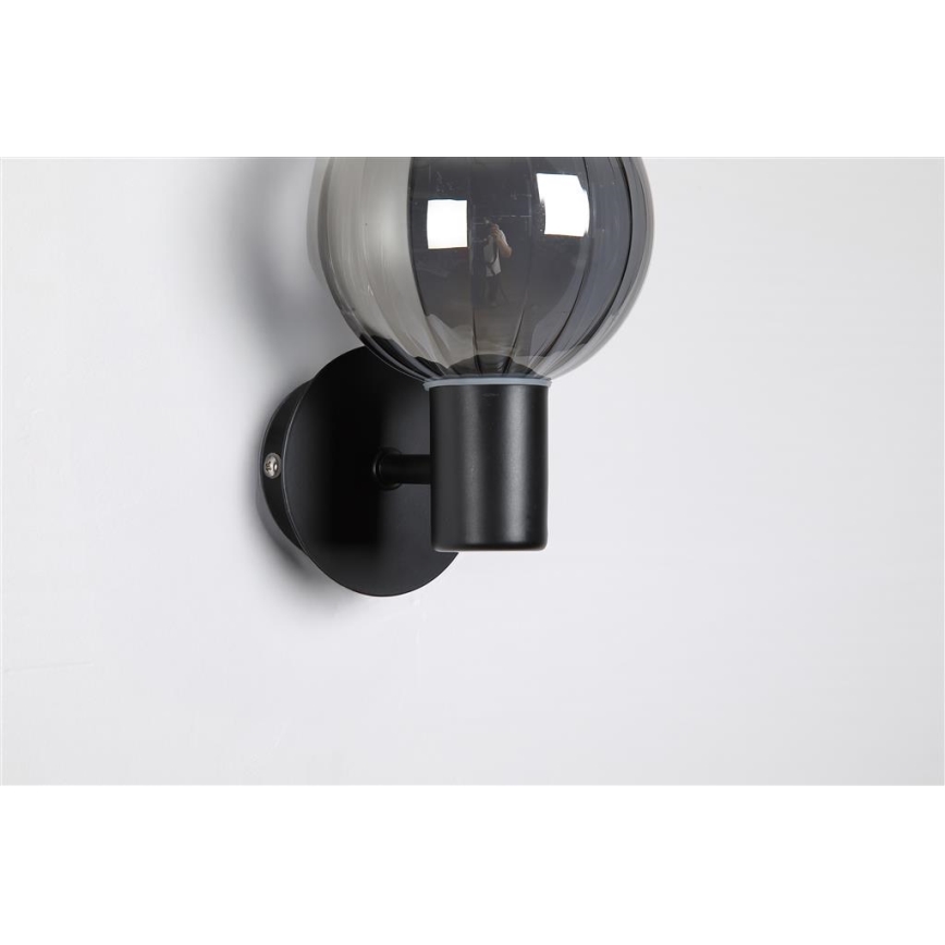 Searchlight - Sienas gaismeklis LUMINSPHERE 1xG9/7W/230V melns