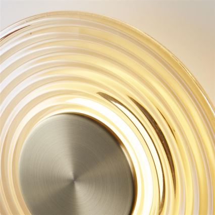 Searchlight - CLEO LED sienas gaismeklis ar regulējamu spilgtumu LED/9,4W/230V misiņš