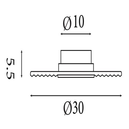 Searchlight - LED aptumšojams sienas gaismeklis CLEO LED/9,4W/230V melns